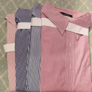 Classic Men's Striped Shirt - Red and White